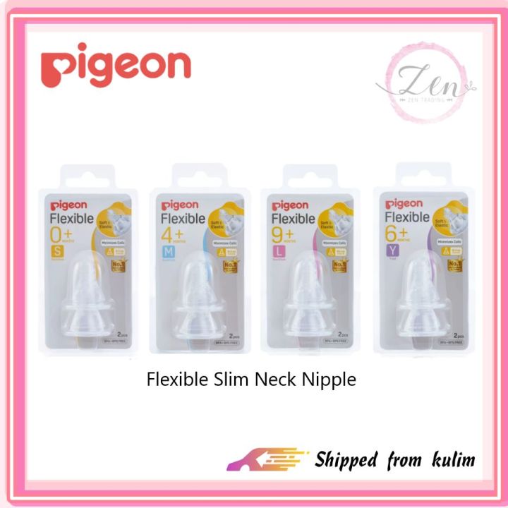 Pigeon slim neck teat clearance sizes