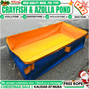 AZOLLA POND first tank crayfish PVC TARP pang umpisa (temporary) WITH HIGH QUALITY MATERIALS