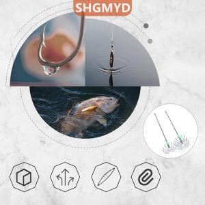 [COD] SHGMYD SPORTS สแตนเลสสองชั้นร่มตะขอปลาหมึกปลาหมึกตะขอตกปลาจิ๊ก