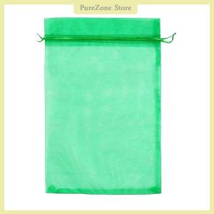 [PureZone] 20Pcs Mesh Fruit Bag Strawberry Grapes Fruit Grow Bags Breathable Netting Mesh Vegetable Plant Protection Bags For Garden Tools