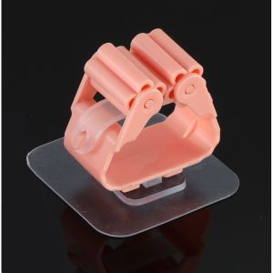 ที่แขวนอเนกประสงค์ไม้กวาด ไม้ถูพื้น S4 แบบแขวนติดผนัง แบบประหยัดพื้นที่ใช้สอยได้อย่างลงตัว มีกาวในตัว Home corner