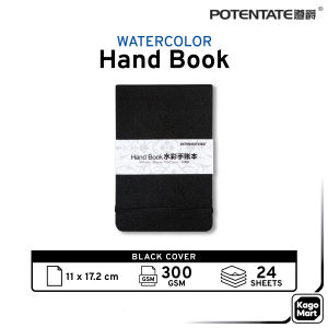 Potentate Watercolor Paper Handbook Hard Cover 11x17cm Kertas Cat Air