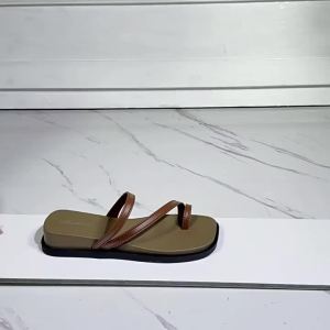 [Free Shipping] Womens summer casual soft-soled plastic sandals with thin straps flip-flops toe-post sandals beach flip-flops
