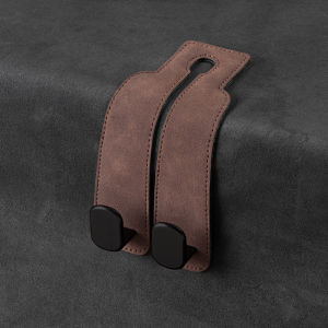 rของแต่งรถ ตะขอในรถยนต์สากล หนังนิ่ม แบบหลายตะขอ อเนกประสงค์ กระเป๋าสตางค์แขวนรถ ดีไซน์น่ารัก สำหรับรถที่นั่งกลับ ช่วยเก็บของในรถยนต์ได้อย่างเป็นระเบียบ