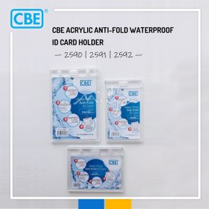CBE ACRYLIC ANTI-FOLD WATERPROOF ID CARD HOLDER