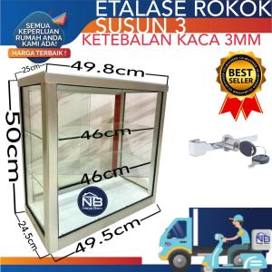 RAK ETALASE ROKOK ETALASE KACA MINI BOGOR DAN DEPOK