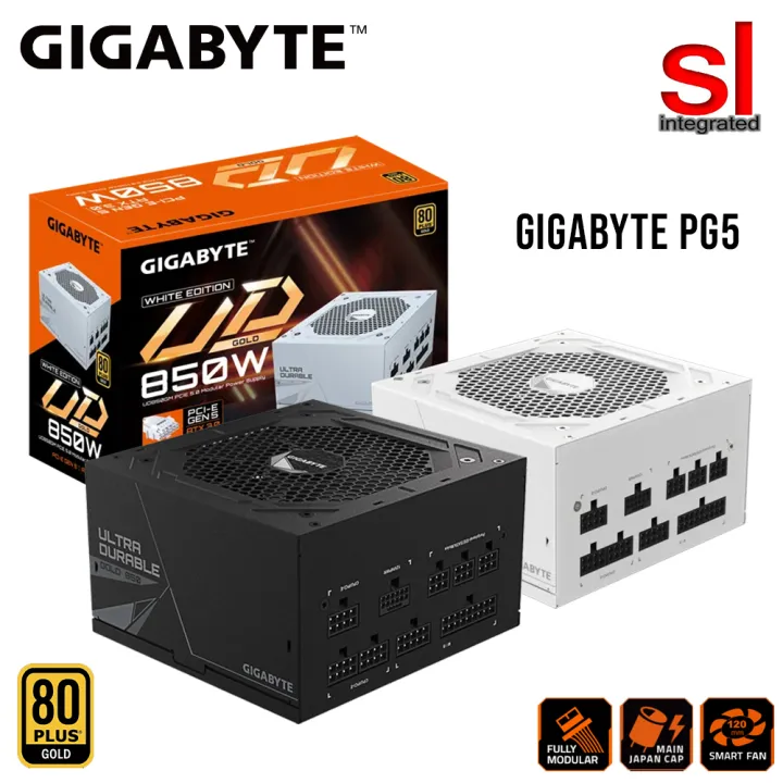 Gigabyte Ultra Durable PG5 80+ Gold PCI-E Gen 5 ATX 3.0/ATX3.1 Full Modular Power Supply - UD850GM PG5 V2/UD850GM PG5W/UD1000GM/UD1300GM