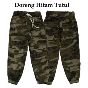Celana Jogger Anak Usia 8 bulan -14 tahun Bahan Tebal Motif Loreng Model Terbaru