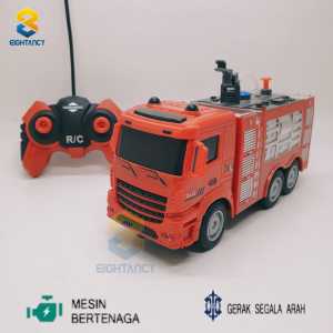 8T 999-3 Mobil remot rc pemadam kebakaran rc damkar semprot  air rc truk mobil mainan anak laki baterai cas  mobil remote kontrol jarak jauh  rc murah banget2.7Mhz 2WD