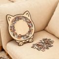 Morandi Alien Woodland Birthday Gift Women's Jigsaw Puzzle - Cat Cat Puzzle Set with 135 Pieces. 