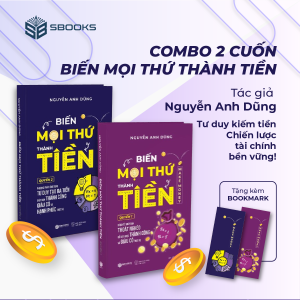 Sách Combo 2 Cuốn Biến Mọi Thứ Thành Tiền - Quyển 1+2 (Nguyễn Anh Dũng) - Sbooks