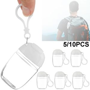 11DDTTII 5/10PCS 30ml มัลติฟังก์ชั่น หอย เครื่องประดับ ขวดพลาสติกเปล่า เครื่องจ่ายสบู่ ขวดรีฟิล ที่เก็บเจลล้างมือ