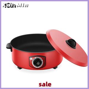 Kui-Min Electric Caldron Red Electric Frying Pan Steaming Boiling Stewing Multifunctional Electric Chafing Dish