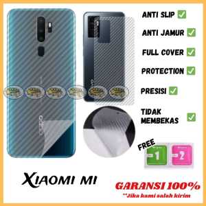 SKIN CARBON GARSKIN XIAOMI MI A1 A2 8 9 9T 10T PRO 11 12 12T 13T PRO SE LITE MAX 2 POCOPHONE C31 C40 C50 C55 C65 F1 F4 F5 POCO X3 NFC X5 X6 M2 M5 M5S M6 M3 M4 anti jamur