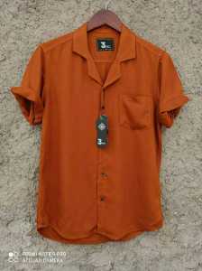 KEMEJA STRIPE PRIA LENGAN PENDEK MOTIF POLOS lengan pendek kemeja distro rayon premium U.M.A store