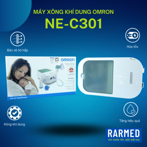 Máy xông khí dung Omron NE-C301 Doubaby có hút mũi hút dịch nhầy