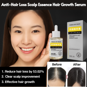 【Anti-Hair Loss Scalp Essence】Hair Growth Serum Nourishing Repairing Formula for Thinning Hair Treatment Hair Loss Serum Scalp Treatment Essence Hair Regrowth Solution Follicle Stimulating Nourishing Repair Thinning Hair Care