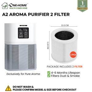 ONEHOME Air Purifier HEPA Filtered Anti-Pm2.5 Mini Portable Desktop Air Purifier With Fragrance Minimalist Diffuser Aromatherapy Household Office Smoke and Dust Removal Cleaner 空氣淨化器