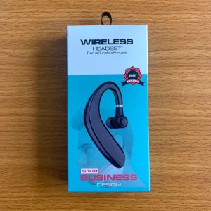 Universal Bluetooth Headset Business Wireless Bluetooth Headset 5.2 Single Ear Hanging Ear Sports Gift Headset Super Long Battery Life Waterproof Sweat-proof Sports Headset Bluetooth Car Headset