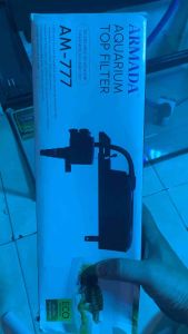 ARMADA AM 777 TOP FILTER AQUARIUM POMPA CELUP AQUARIUM AQUASCAPE filter atas mesin besar tipe 1600 10 watt hmax 12 meter