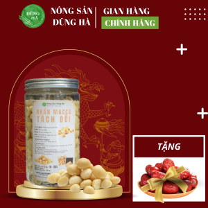 [TẶNG] Nhân Macca (Mắc ca) Vỡ Đôi Đóng Hộp Tốt Cho Sức Khoẻ( tặng 50g Táo Đỏ Tân Cương)