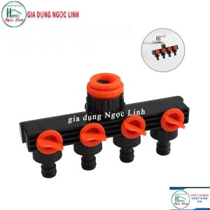 Đầu Chia Vòi Nước 4 Cổng Tiện Dụng Chất Lượng Cao - Đầu chia 4
