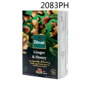 ♗Dilmah Dilma Honey  Ginger Flavor Black Tea 20 Pack 30g Cartons of Sri Lankan Tea Black Tea✿