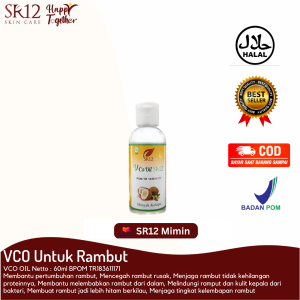 SR12 VCO Virgin Coconut Oil 100% Minyak Kelapa Murni Mengatasi Rambut Rontok dan Ketombe