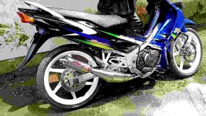 Knalpot Satria 2 Tak: Standar & Racing Stenlis Original Crn Muffler