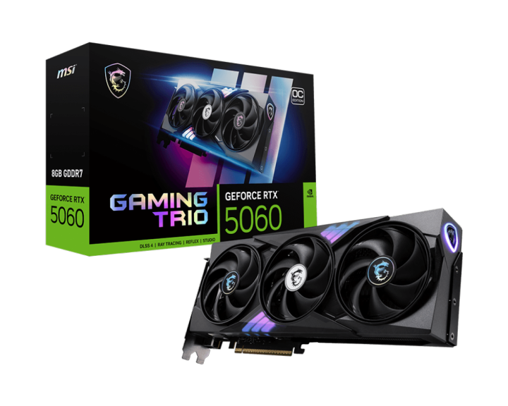 [FAST SHIP] MSI GeForce RTX 5060 GAMING TRIO | 8GB GDDR7 | OC Edition ...