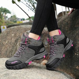 Sepatu Gunung Hiking Boot Wanita Snta 613 Grey Fuschia Trekking/Hiking/Outdoor sepatu wanita pendaki snta 611 / 615