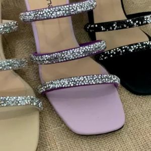 choma sandal hak kaca/ sandal hak/sandal tali/sandal heels/sandal wedding
