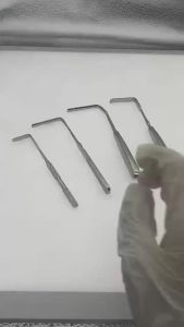 KITA Surgical Pull Hook Hook Retractors Eyelid Hook Stainless Steel Plastic Surgical Instruments