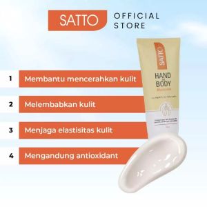 SATTO Triple Moisture Body Cream Lotion 50g Travel Size
