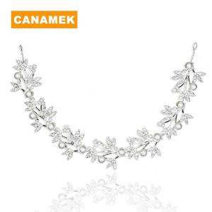 【CANAMEK】 Bendable Bridal Hair Vine Wedding Headband Hair Accessories