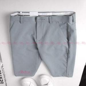 Quần short âu nam thể thao 2 túi vải cotton lạnh dày đẹp