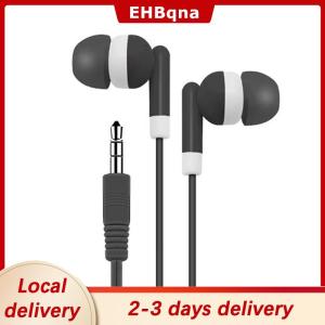 [COD]  HOT SALE Ship within 24 hours 3.5mm Wired Headphones Sport Earbuds With Bass Stereo Earphones Headset Earphones For Phone Without Mic