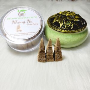 Nhang trầm hương nụ tháp đốt xông nhà tẩy uế đồ thờ cúng phong thủy may mắn tài lộc cho gia chủ thanh lọc không khí - Trầm Hương Hùng Dung