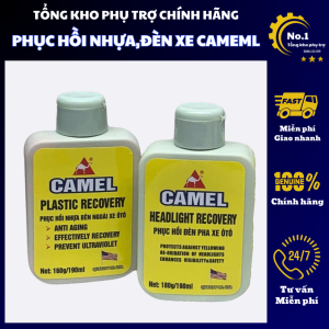 Phục hồi nhựa đen nhám xe máy ô tô-Đánh bóng đèn xe CAMEL