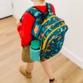 Wildkin Kids Jurassic Dinosaurs Sidekick Backpack Boys School Bag (For Nursery, Kindergarten, Primary School). 