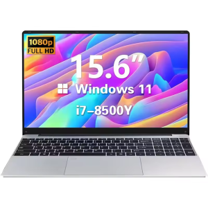 Powerful 15.6 Inch Laptop for Office & Gaming Intel Core i7 16GB DDR4 1TB SSD Win11 Pro Efficient Multitasking & Lightweight Design