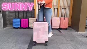 (SUNNY) LuggageTravel Bag20/16/18Inch7KG/HandCarry Luggage Suitcase Maa /CandyColorful360wheel