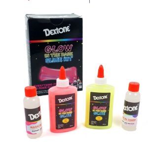 DEXTONE Mainan Slime / Dextone Slime Kit Glow IN THE DARK - PINK