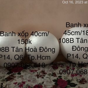 Quả Cầu Xốp Đường Kính 45cm