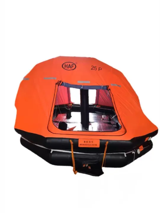 Life raft for ship inspection inflatable throwing self-righting life ...