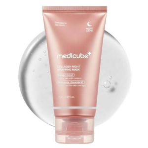 Medicube Collagen Night Wrapping Mask 75ml Overnight Leave-on Mask Smooth Firm Skin With Niacinamide & Ceramide