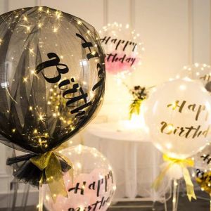 1PC 11/18/24/36inch Balloon Transparent Rubber Balloon Clear Ballon Happy Party needs