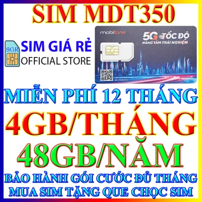 Sim 4G 5G trọn gói 1 năm không nạp tiền Sim 4G trọn gói 12 tháng Sim 4G Mobifone MDT250A MDT250 MDT350 MDT255 Shop Sim Giá Rẻ - FREESHIP - CHƯA KÍCH HOẠT.