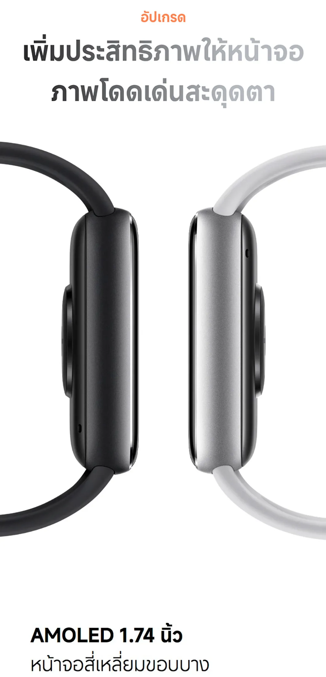 Xiaomi Mi Band 9 Pro จอแสดงผล 1.74" AMOLED 60Hz 1200nits การจัดการสุขภาพหลายมิต Smart Band 9 Pro แบตอึด 21 วัน
