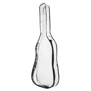 39inch Electric Guitar Clear Dust Cover Clear TPU Protective Case With Double Zipper And Side Storage Pocket Enduring